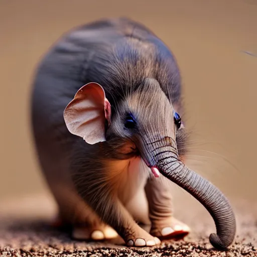 Image similar to a elephant - mouse - hybrid, animal photography