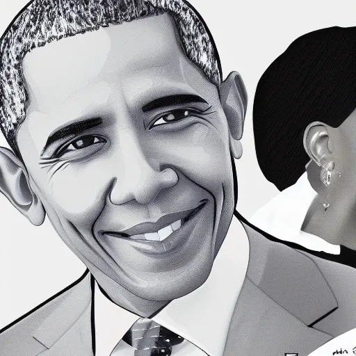 fanart of pregnant barack obama, devianart | Stable Diffusion