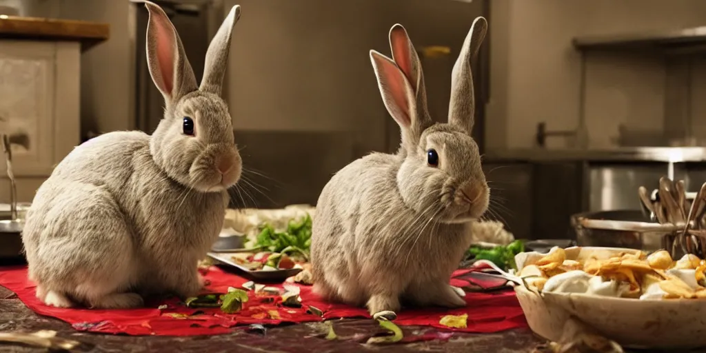 Image similar to a rabbit in the movie chef, screenshot