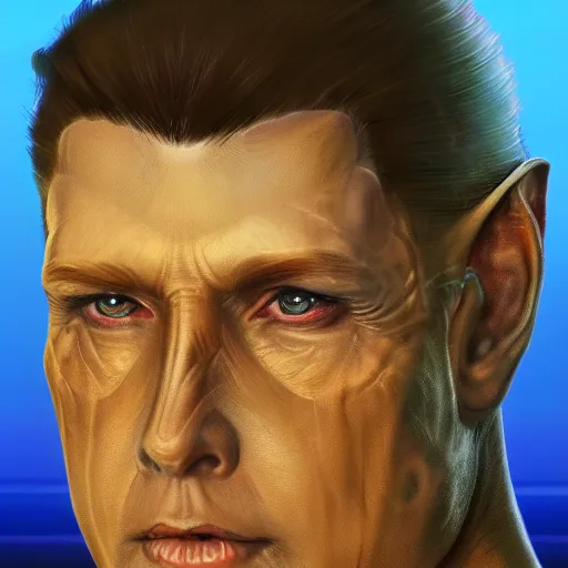 Image similar to portrait from Perry Rhodan, artstation