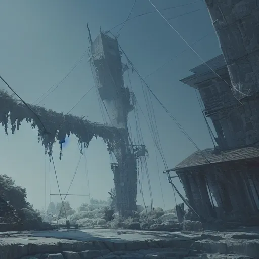 Image similar to wireframe, 8 k uhd, unreal engine, octane render in the artstyle of greg rutkowski