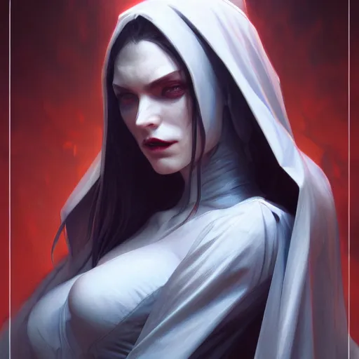 Image similar to perfectly - centered - portrait - photograph of evil vampire, super highly detailed, professional digital painting, artstation, concept art, smooth, sharp focus, no blur, no dof, extreme illustration, unreal engine 5, 8 k, art by artgerm and greg rutkowski and alphonse mucha loish and wlop