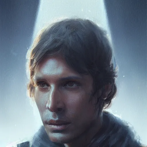 Image similar to portrait of a man by Greg Rutkowski, Jacen Solo from the Star Wars Expanded Universe, highly detailed portrait, digital painting, artstation, concept art, smooth, sharp foccus ilustration, Artstation HQ