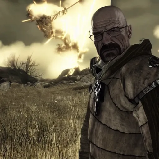 Image similar to Walter White in Dark Souls