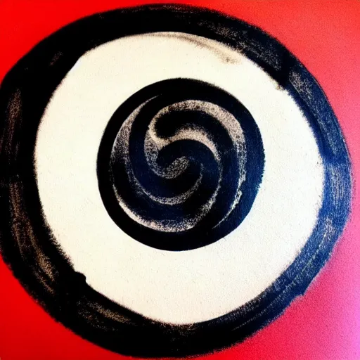 Image similar to zen enso ink