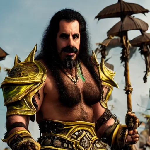 Image similar to borat in warcraft movie 4k