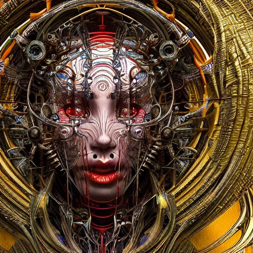 Cybernetic Deity With Neural Network Mind Tripping On 