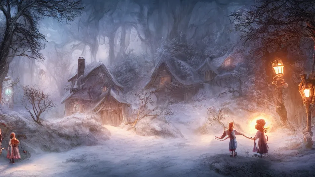 Prompt: hansel and gretel, fantasy artwork, very very very beautiful scenery, hd, hdr, ue5, ue6, unreal engine 5, cinematic 4k wallpaper, 8k, ultra detailed, high resolution, artstation, award winning