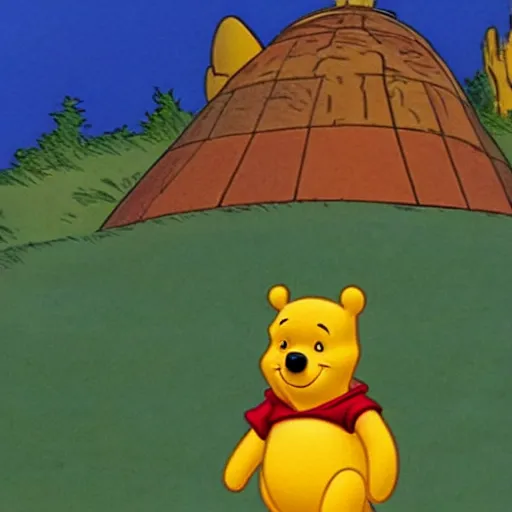 Prompt: winnie the pooh in voyager