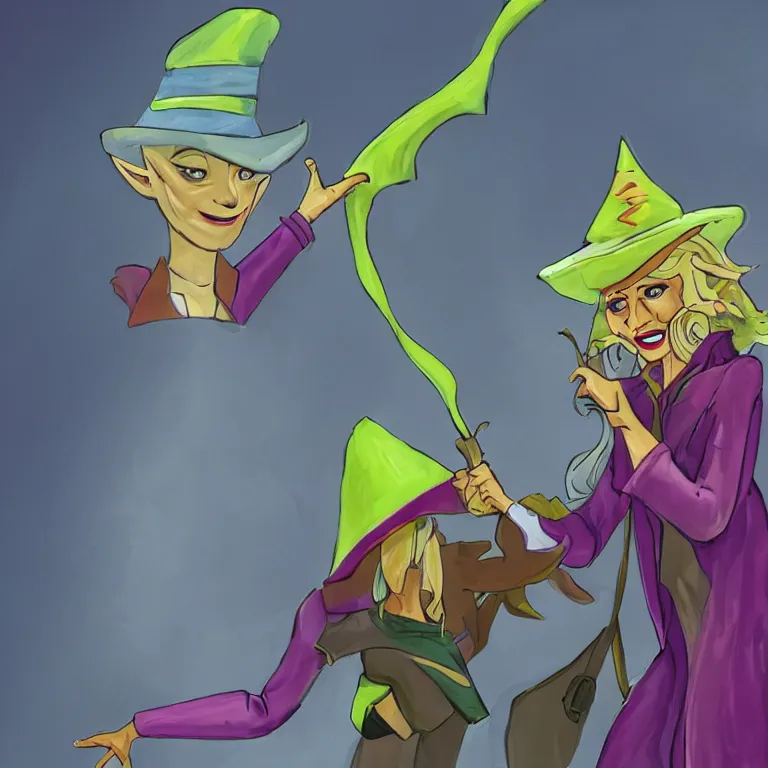 Image similar to taako from tv