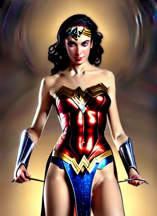 Full body shot of Wonder Woman, award winning