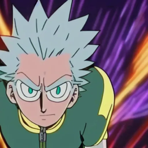 Image similar to Rick Sanchez in one punch man 4K detailed super realistic