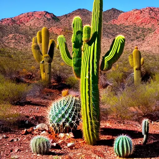 Image similar to god is a cactus in the sonora desert