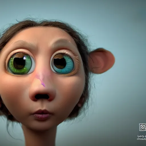 Image similar to very very very ugly woman by Max Kostenko and Bobby Chiu, disney, pixar, MPC, Framestore, character design for animation, uplight, a lineup of characters, big disney eyes, symmetrical eyes, cuteness, 3d render, octane rendered, highly detailed, unreal engine, Trending on Artstation, octane render, 4k, 8k, HD