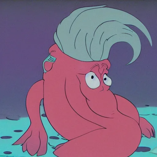 Prompt: ( ( boris johnson ) ) as ursula from the little mermaid, 1 9 8 9 disney, cartoon, octopus