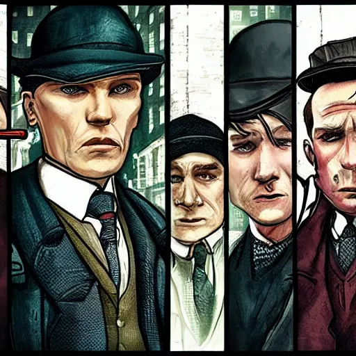 Image similar to peaky blinders in shadowrun