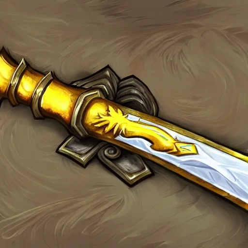 yellow broad sword, giant sword, war blade weapon,, Stable Diffusion