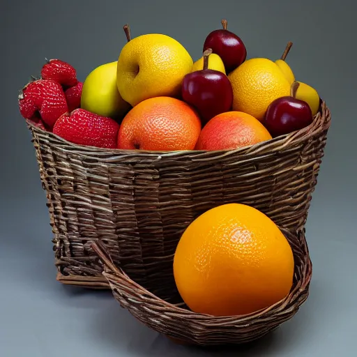 Prompt: fruit basket, 4K