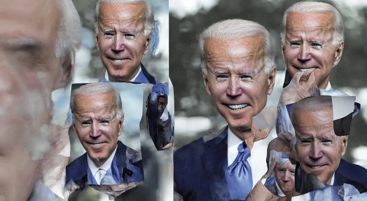 Prompt: joe biden trapped in a meme of a meme of joe biden in a meme trapped in a meme of joe biden in a meme with a meme of joe biden stuck inside a meme of joe biden