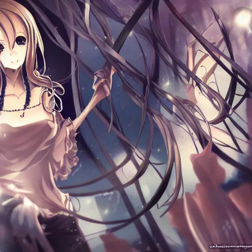 Image similar to visual novel cover, anime, detailed, digital art, romantic