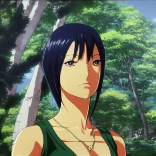 Image similar to highly detailed vfx portrait of nico robin, makoto shinkai