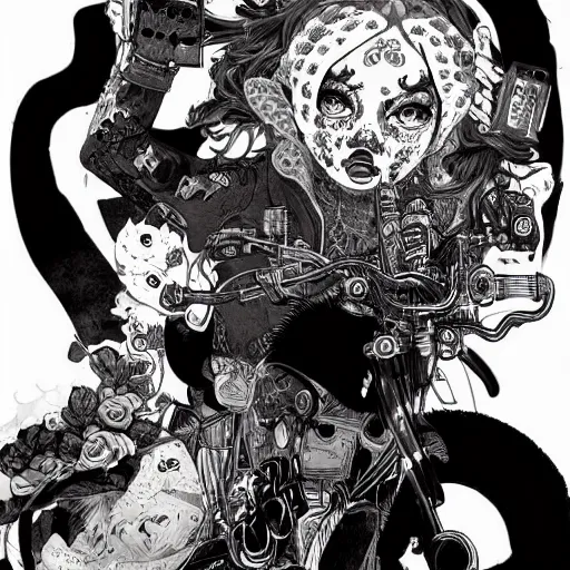 Image similar to byron li by james gilleard, by joe fenton, by kaethe butcher, dynamic lighting, grunge aesthetic