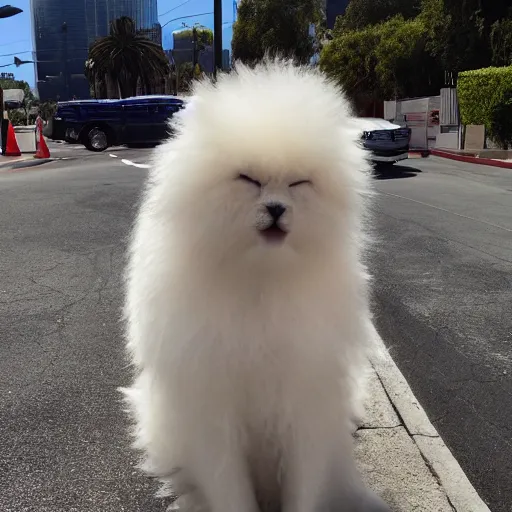 Image similar to LOS ANGELES, CA, USA-SEP 20, 2017: The most helpful friendly huggable fluffy creature that emerged from the opening of the Celestial Divine Portal