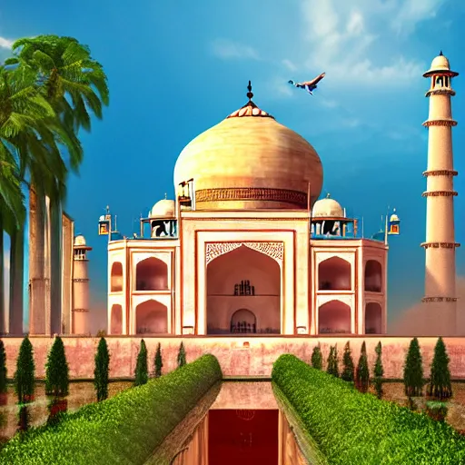 Prompt: advertisement indian tourism brochure, realistic render, detailed