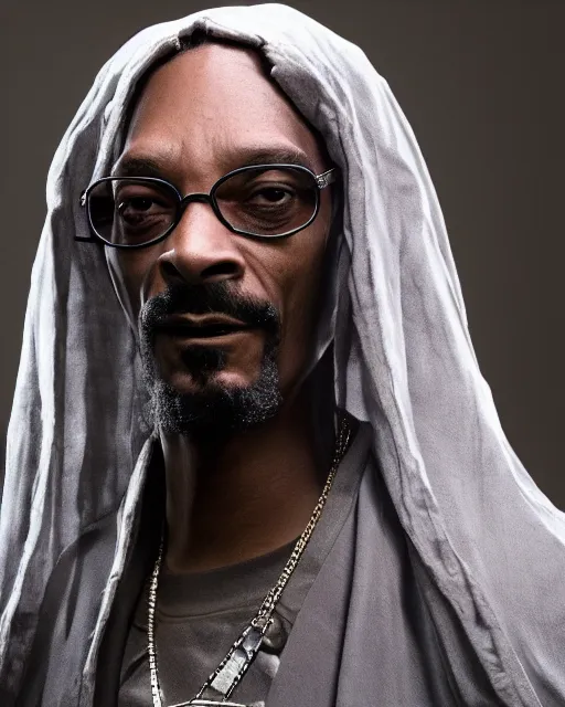 Image similar to Snoop Dogg in the role of Gandalf the Grey, film still, amazing short, 8K, IMAX, ultra detailed