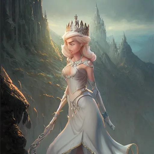 Prompt: Beautiful and elegant elf queen, full of details, matte painting, concept art, smooth, by Jordan Grimmer and Ina Wong and WLOP，trending on cgsociety and artstation，8kHDR，light effect，-H 768