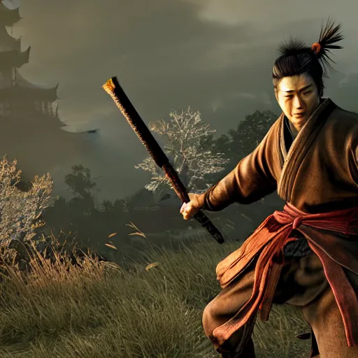 Image similar to a never seen before screenshot of sekiro