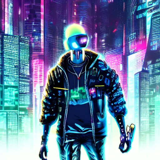 Image similar to cyberpunk homie