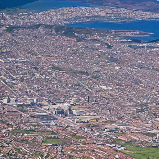 Image similar to Holywood seen from San Francisco, seen from a plane