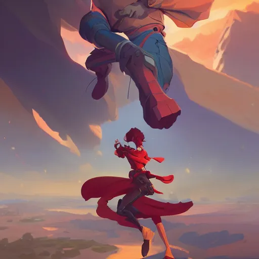 Image similar to hero world nintendo, behance hd by jesper ejsing, by rhads, makoto shinkai and lois van baarle, ilya kuvshinov, rossdraws global illumination