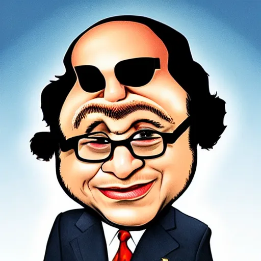 Image similar to caricature of Danny Devito