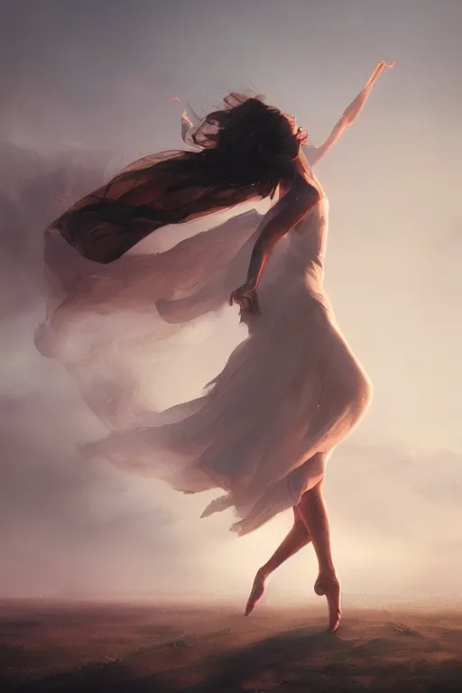 Image similar to dancer in the wind by artgem and greg rutkowski, light cone, reimagined by industrial light and magic