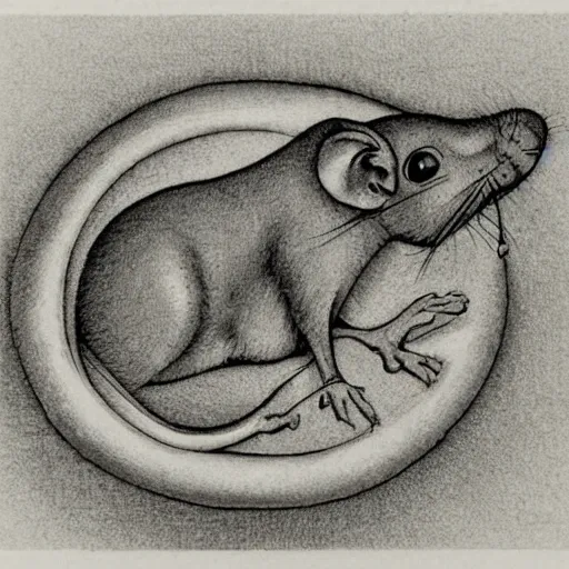 Prompt: mouse by escher