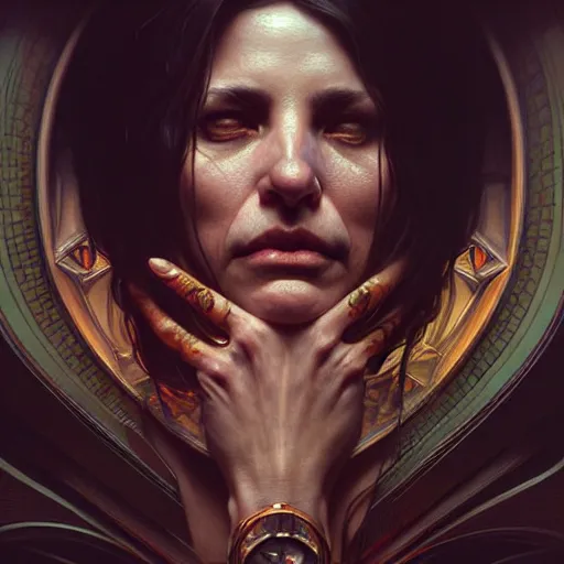 Image similar to anthony fauci scheming, ultra realistic, concept art, intricate details, eerie, horror, highly detailed, photorealistic, octane render, 8 k, unreal engine. art by artgerm and greg rutkowski and alphonse mucha