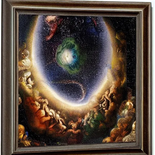 Prompt: galaxies colliding by Leonardo Da Vinci