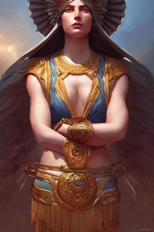 Prompt: goddess of the turk, highly detailed, digital painting, artstation, concept art, smooth, sharp focus, illustration, unreal engine 5, 8 k, art by artgerm and greg rutkowski and edgar maxence
