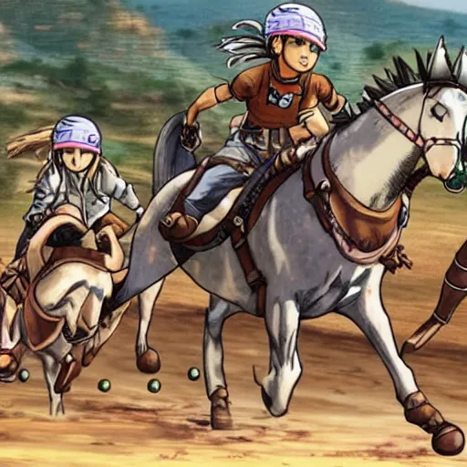 Image similar to steel ball run