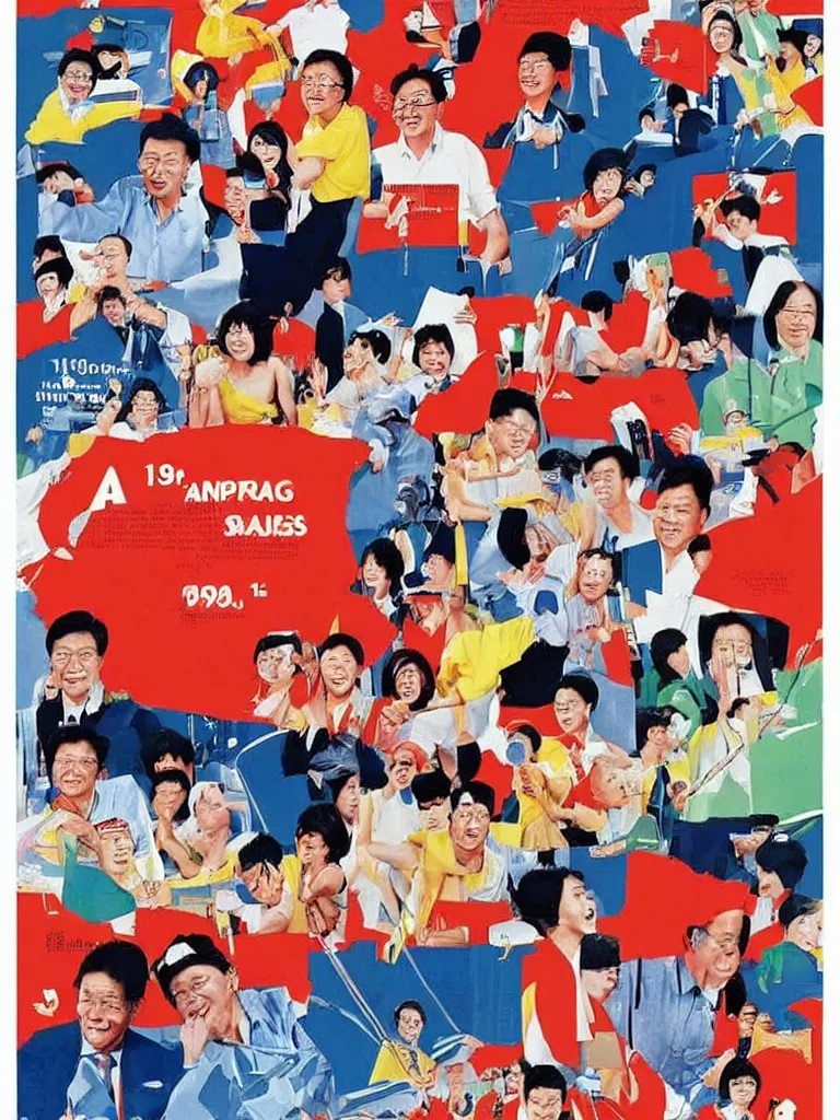 Image similar to a 1 9 9 0 s singaporean government camapign poster