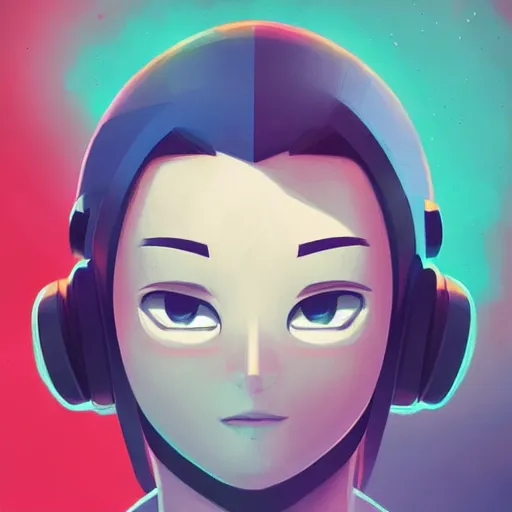 Image similar to face icon stylized minimalist nintendo entertainment system, loftis, cory behance hd by jesper ejsing, by rhads, makoto shinkai and lois van baarle, ilya kuvshinov, rossdraws global illumination