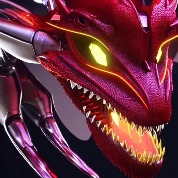 Image similar to close up mawshot of a cute elegant beautiful stunning hot anthropomorphic female robot dragon, with sleek silver metal armor, glowing OLED visor, facing the camera, the open maw being highly detailed living and sharp, with a gullet at the end, you looking into the maw, food pov, micro pov, vore art, digital art, pov furry art, anthro art, furry, warframe art, high quality, 3D realistic, dragon mawshot, maw art, macro art, micro art, dragon art, Furaffinity, Deviantart, Eka's Portal, G6