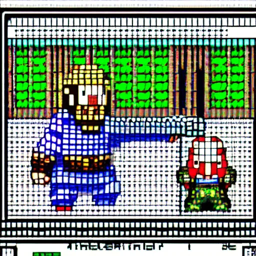 Image similar to still of dragon warrior on nes, 8 - bit, nintendo