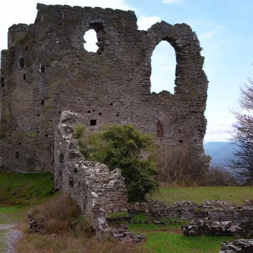 Image similar to castle ruins scenic