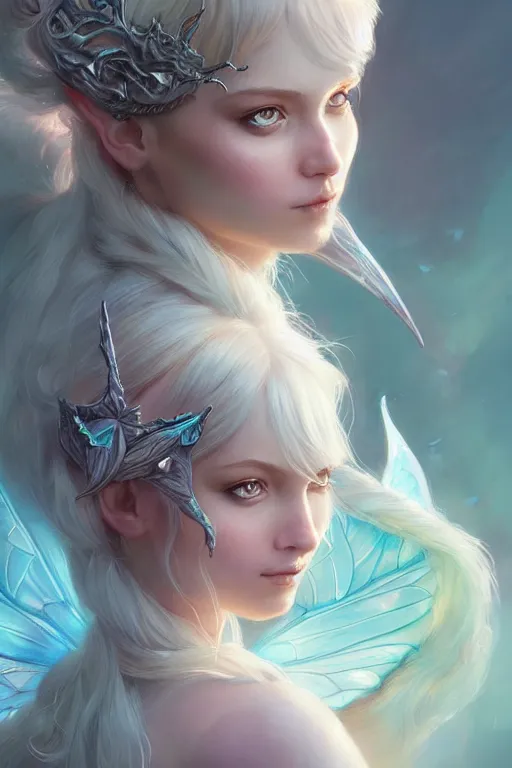 Image similar to fairy princess, highly detailed, d & d, fantasy, highly detailed, digital painting, trending on artstation, concept art, sharp focus, illustration, art by artgerm and greg rutkowski and magali villeneuve