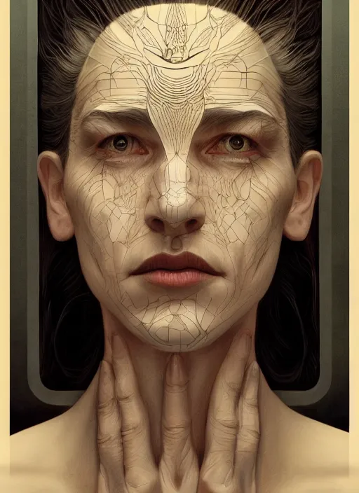 Prompt: symmetry!! david lynch, director of twin peaks, male, machine parts embedded into face, intricate, elegant, highly detailed, digital painting, artstation, concept art, smooth, sharp focus, illustration, art by artgerm and greg rutkowski and alphonse mucha, 8 k