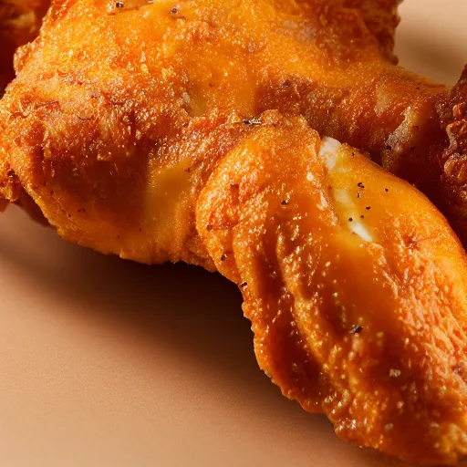 Image similar to kfc original recipe chicken, fresh, hot and juicy, 8 k high resolution, studio lighting