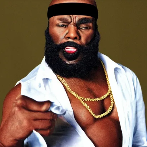 Prompt: Mr. T ate my balls